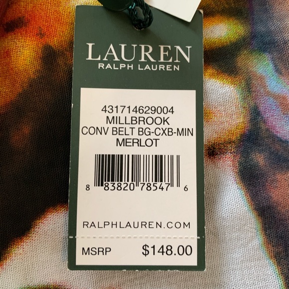 **NWT* Lauren Ralph Lauren Millbrook Conv Belt Bag - Picture 12 of 12